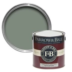 Farrow & Ball Estate Card Room Green No.79 Matt Emulsion Paint, 2.5L