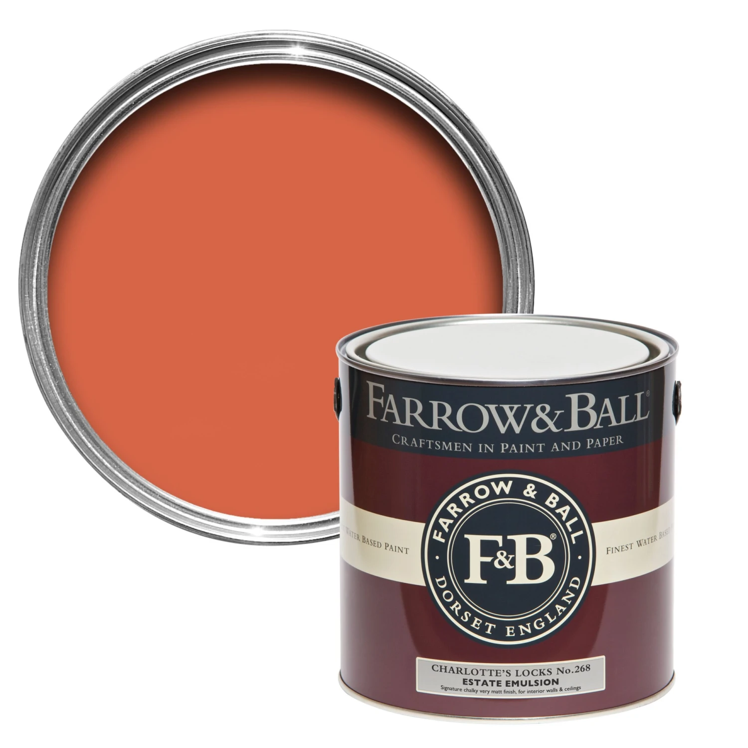 Farrow & Ball Estate Charlotte's Locks No.268 Matt Emulsion Paint, 2.5L