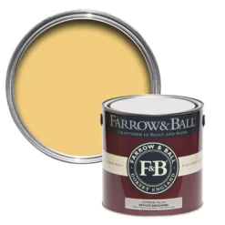 Farrow & Ball Estate Citron No.74 Matt Emulsion Paint, 2.5L