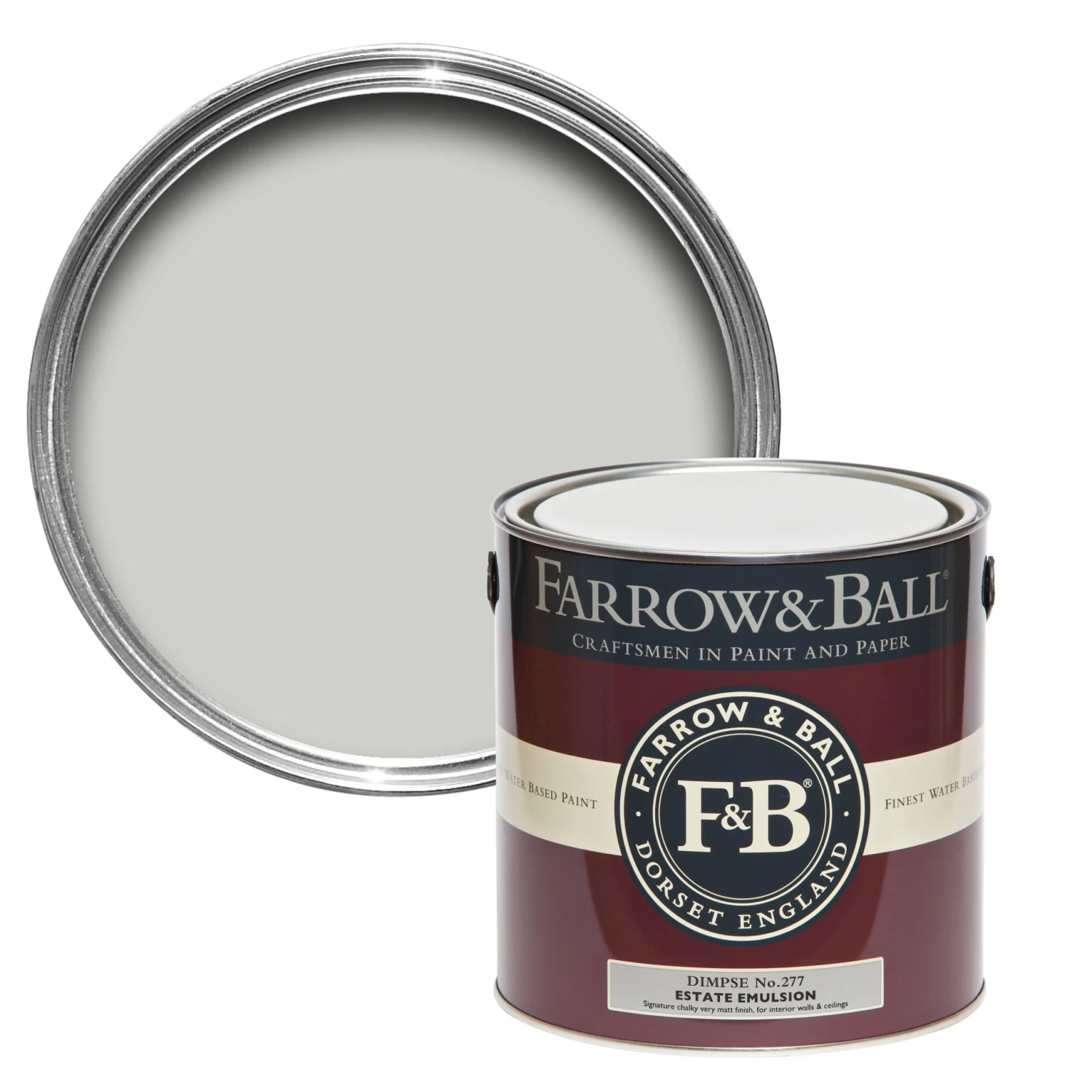 Farrow & Ball Estate Dimpse No.277 Matt Emulsion Paint, 2.5L