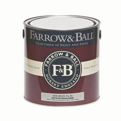 Farrow & Ball Estate Dix Blue No.82 Matt Emulsion Paint, 2.5L - Image 2