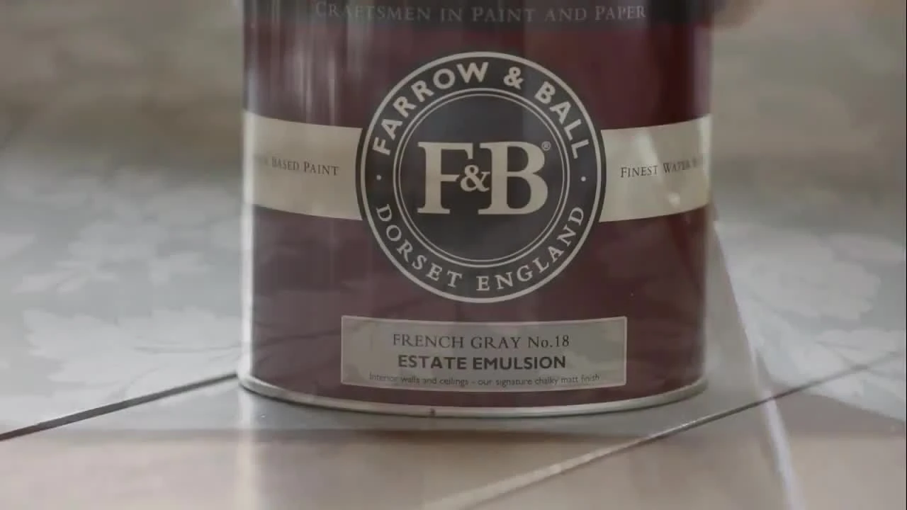 Farrow & Ball Estate French Gray No.18 Matt Emulsion Paint, 2.5L - Image 2
