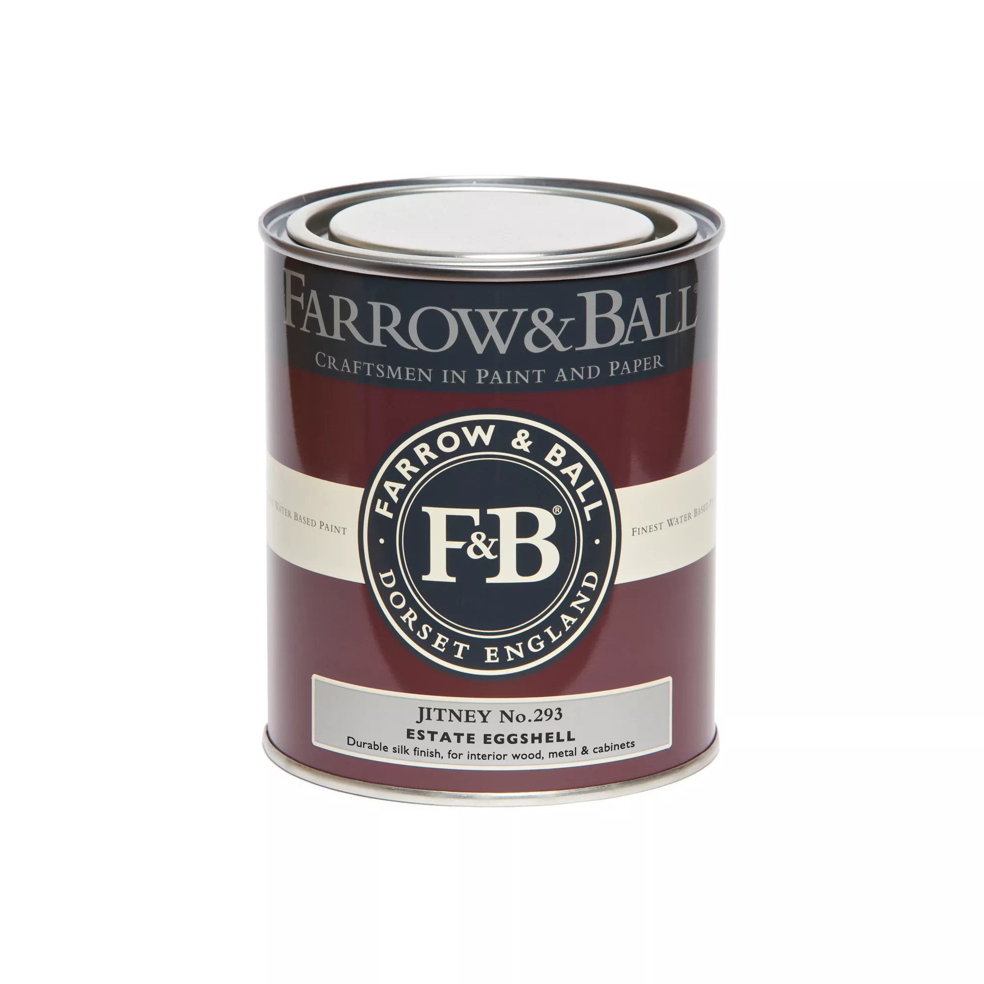 Farrow & Ball Estate Jitney No.293 Eggshell Metal & Wood Paint, 750ml - Image 3
