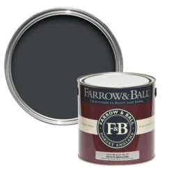 Farrow & Ball Estate Off-black No.57 Matt Emulsion Paint, 2.5L