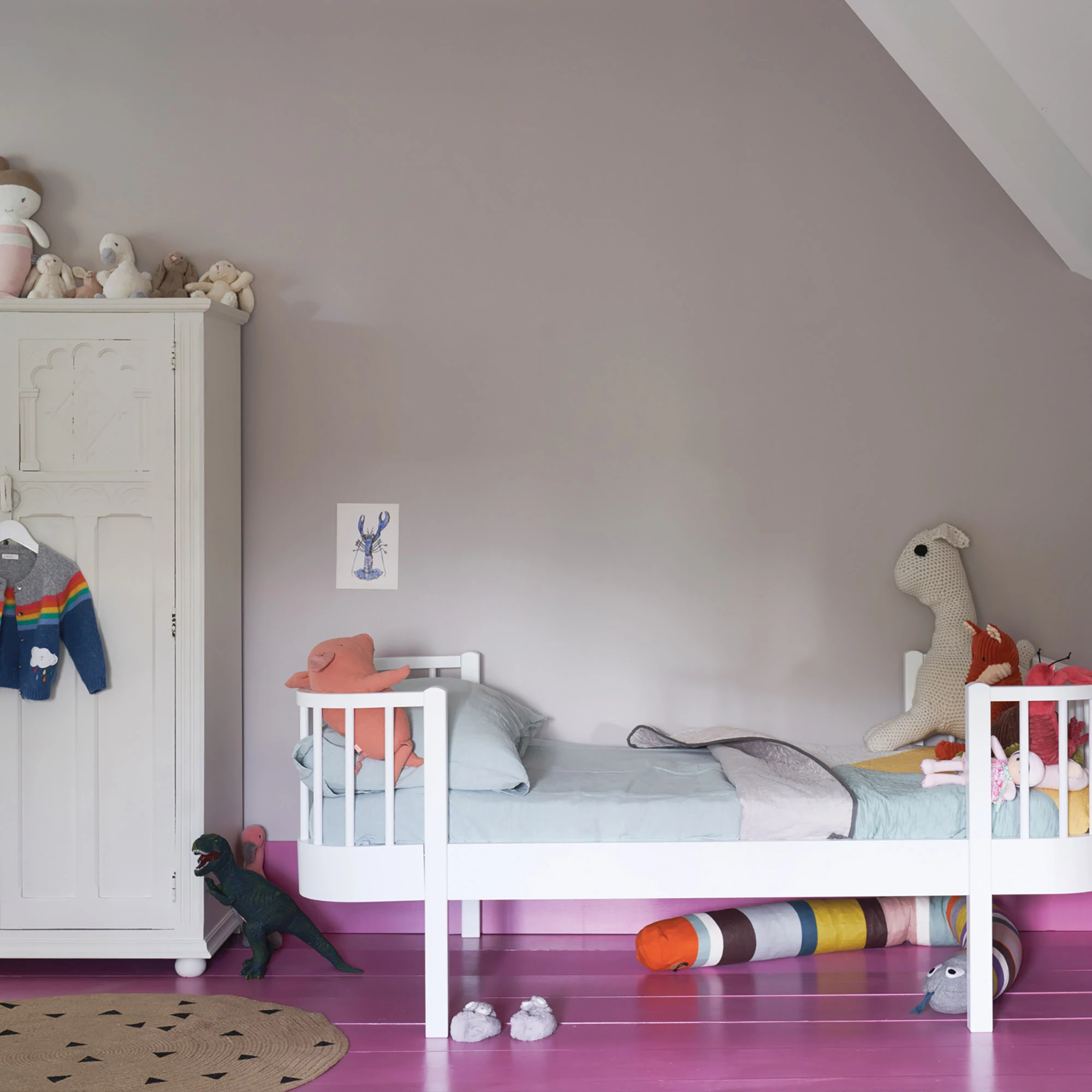 Farrow & Ball Estate Peignoir No.286 Eggshell Paint, 750ml - Image 4