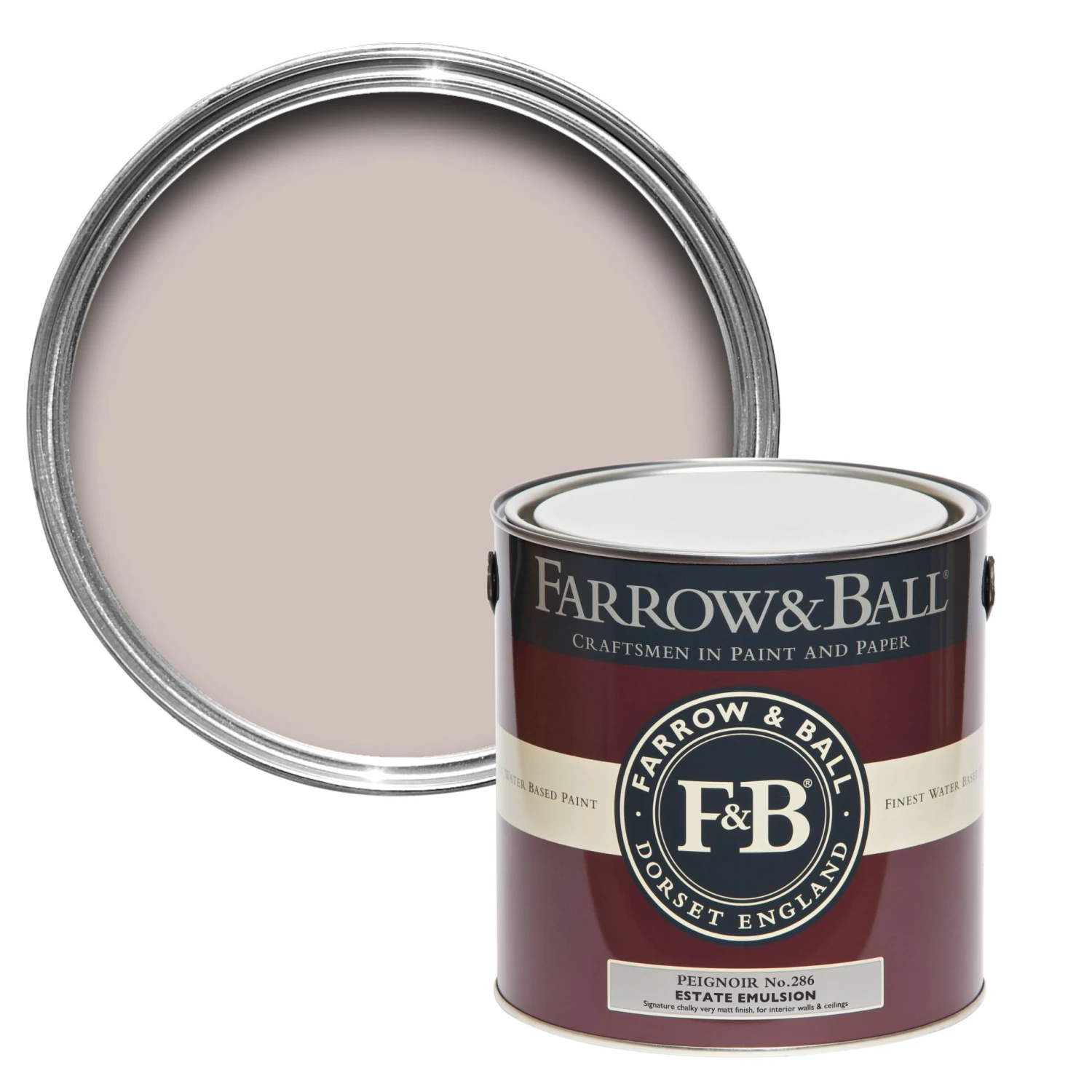 Farrow & Ball Estate Peignoir No.286 Matt Emulsion Paint, 2.5L