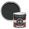Farrow & Ball Estate Pitch Black No.256 Matt Emulsion Paint, 2.5L