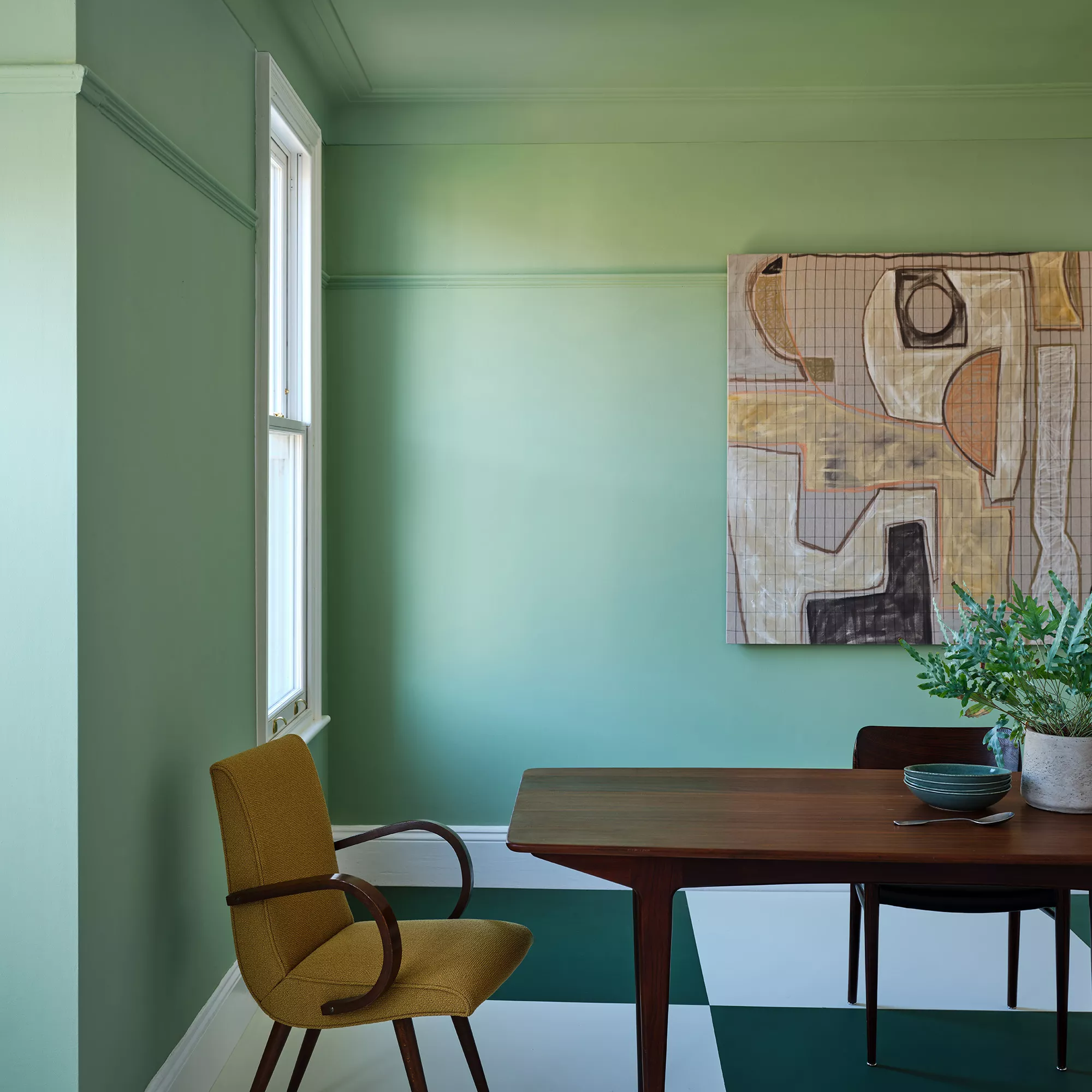 Farrow & Ball Estate Whirlybird No.309 Eggshell Paint, 2.5L - Image 4