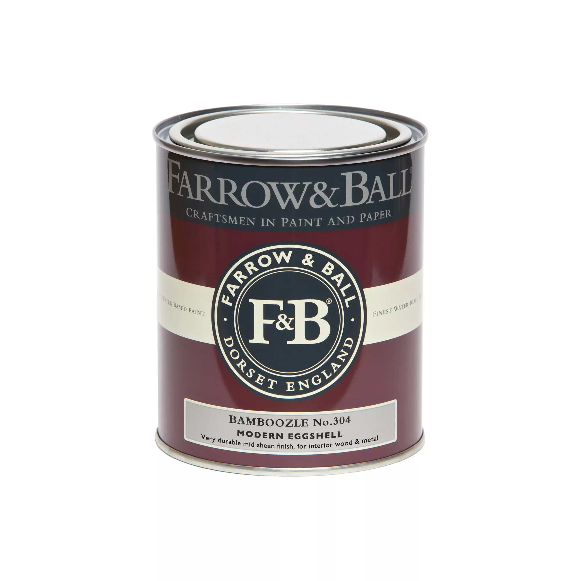 Farrow & Ball Modern Bamboozle No.304 Eggshell Paint, 750ml - Image 2