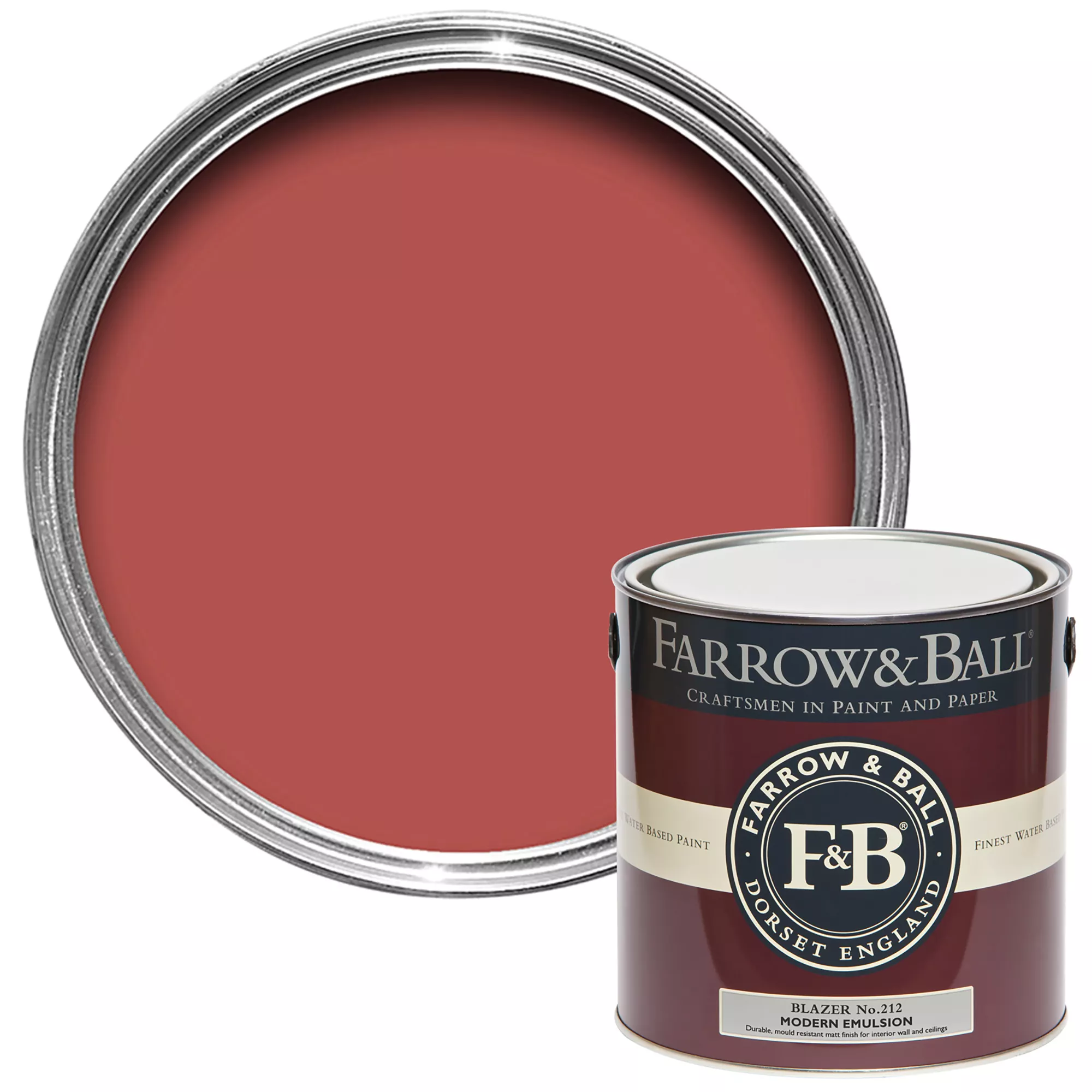 Farrow & Ball Modern Blazer No.212 Matt Emulsion Paint, 2.5L