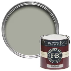 Farrow & Ball Modern Blue Gray No.91 Matt Emulsion Paint, 2.5L
