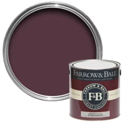 Farrow & Ball Modern Brinjal No.222 Matt Emulsion Paint, 2.5L
