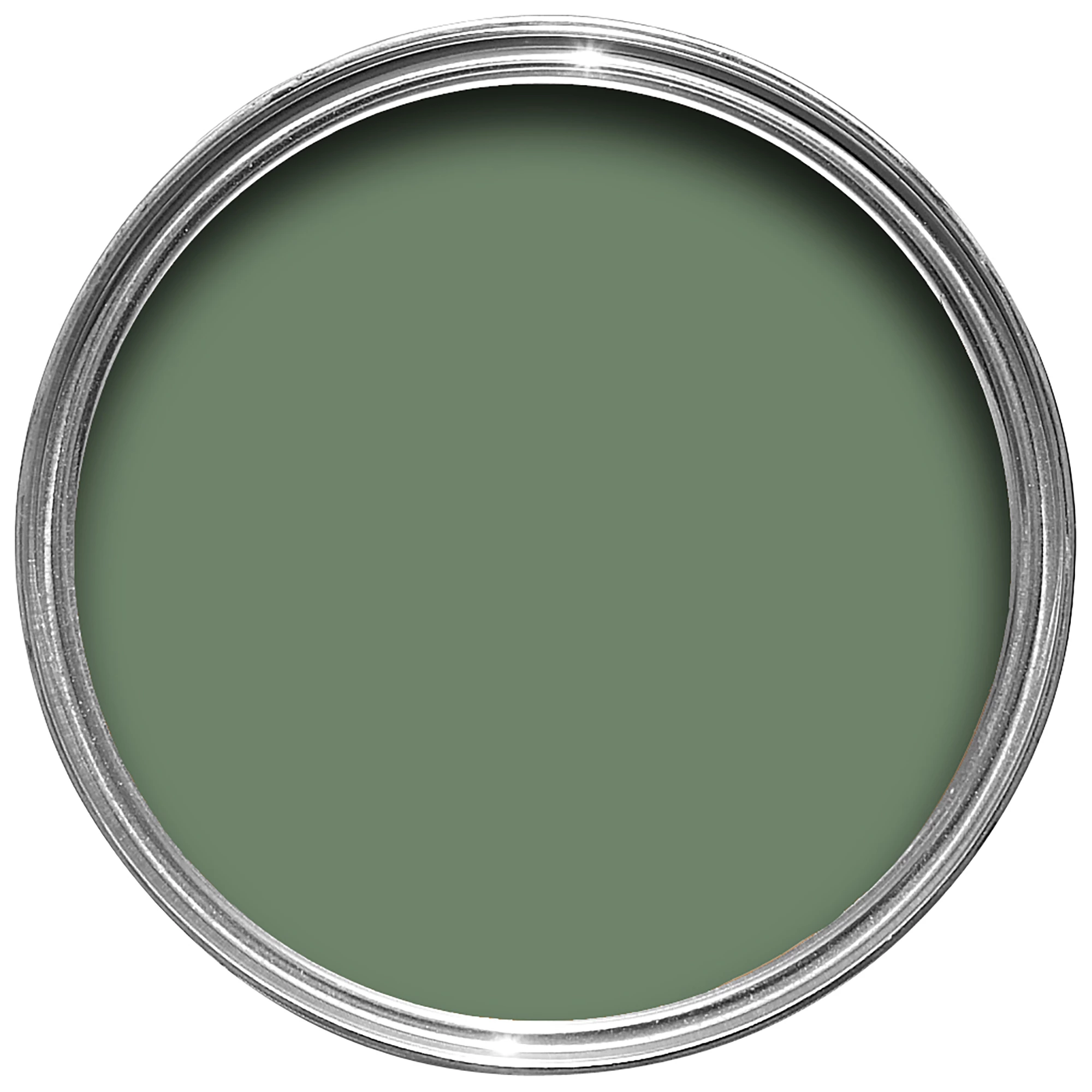Farrow & Ball Modern Calke Green No.34 Eggshell Paint, 750ml - Image 3