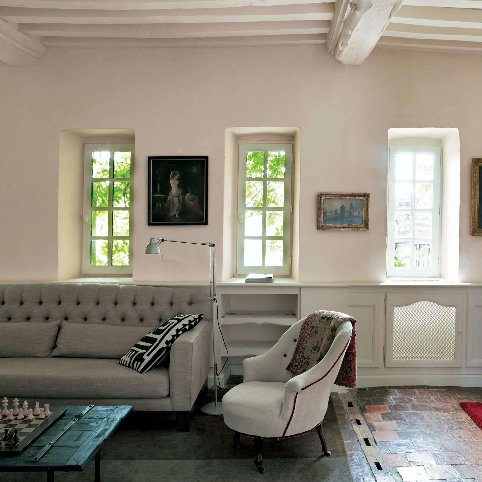 Farrow & Ball Modern Dimity No.2008 Eggshell Paint, 750ml - Image 4