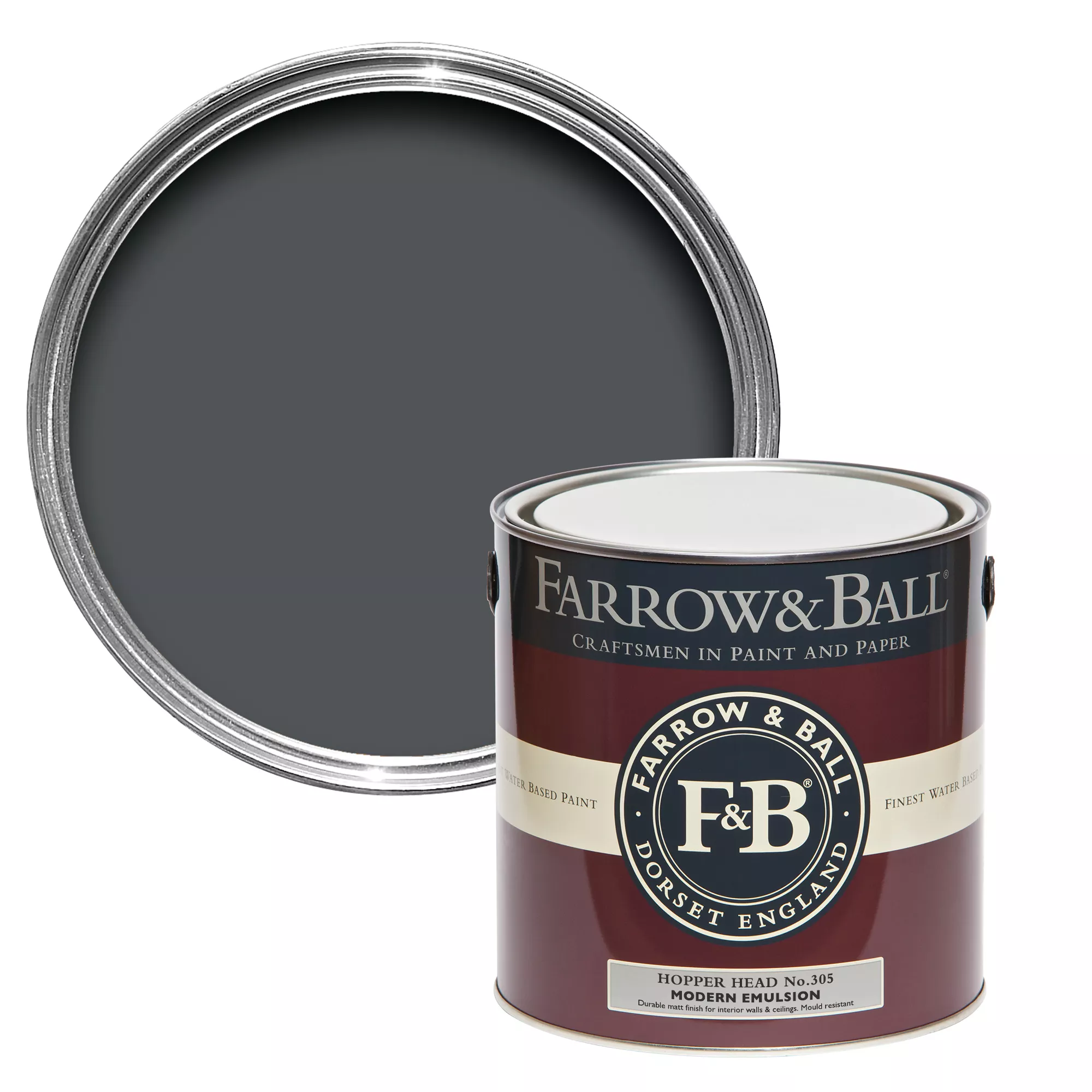 Farrow & Ball Modern Hopper Head No.305 Matt Emulsion Paint, 2.5L