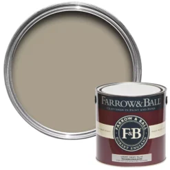 Farrow & Ball Modern Light Gray No.17 Matt Emulsion Paint, 2.5L
