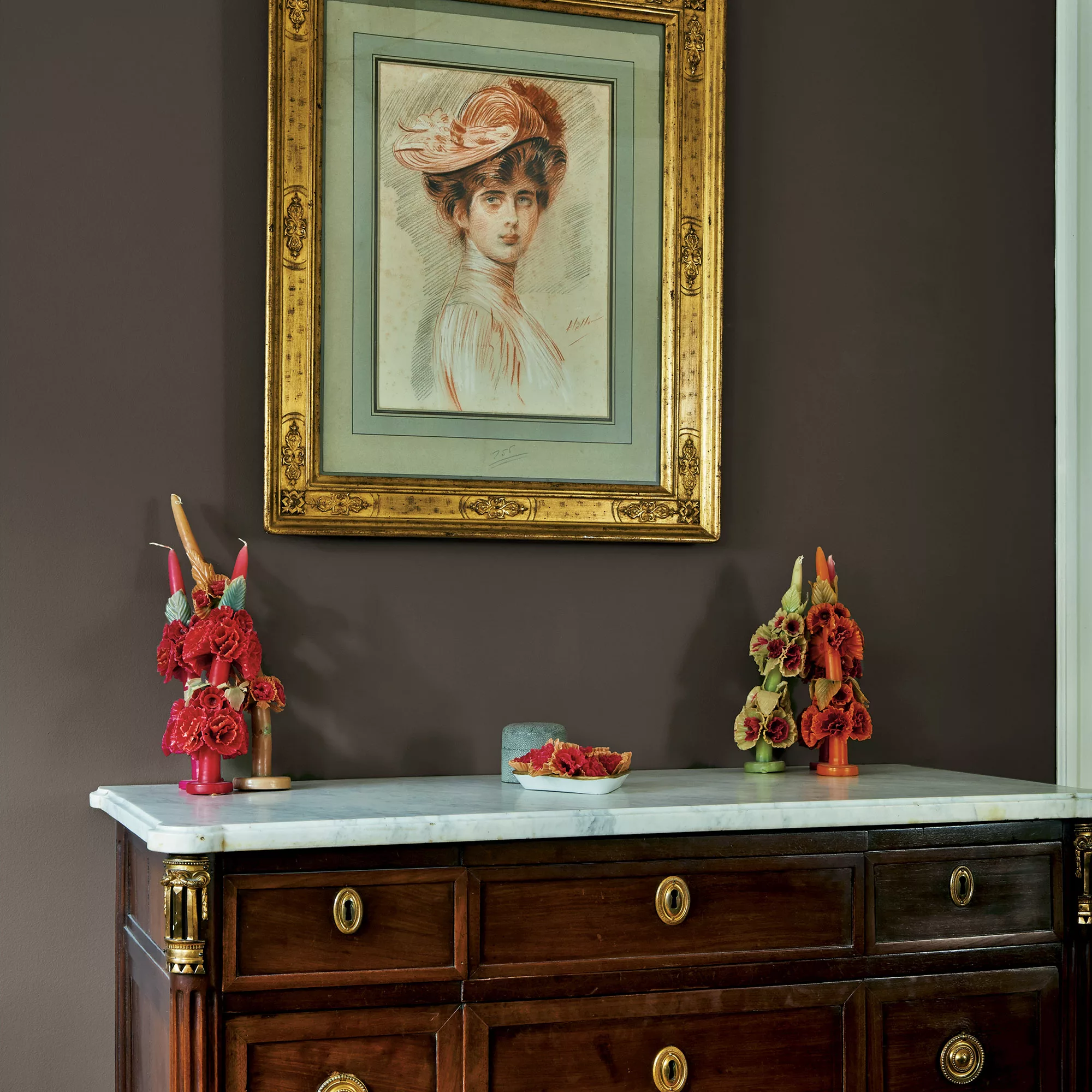 Farrow & Ball Modern London Clay No.244 Eggshell Paint, 750ml - Image 4