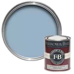 Farrow & Ball Modern Lulworth Blue No.89 Eggshell Paint, 750ml