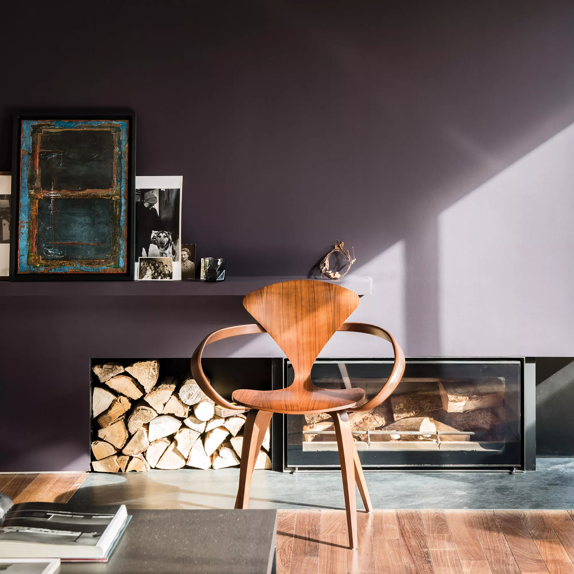 Farrow & Ball Modern Paean Black No.294 Eggshell Paint, 750ml - Image 4