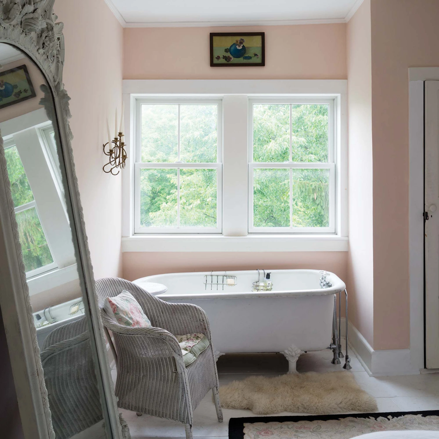 Farrow & Ball Modern Pink Ground No.202 Eggshell Paint, 750ml - Image 4