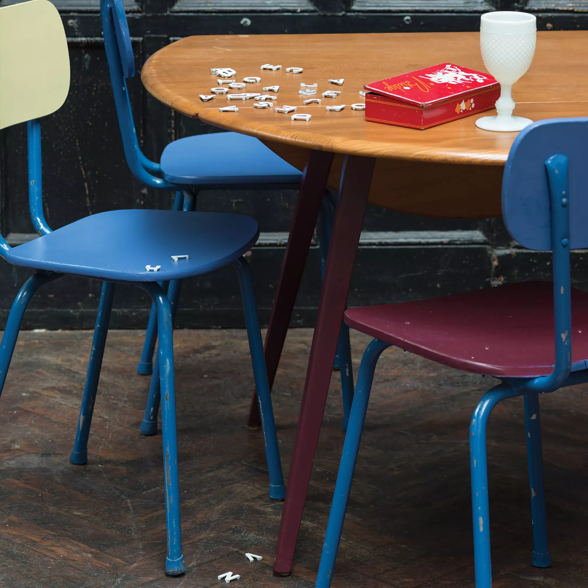 Farrow & Ball Modern Pitch Blue No.220 Eggshell Paint, 750ml - Image 4