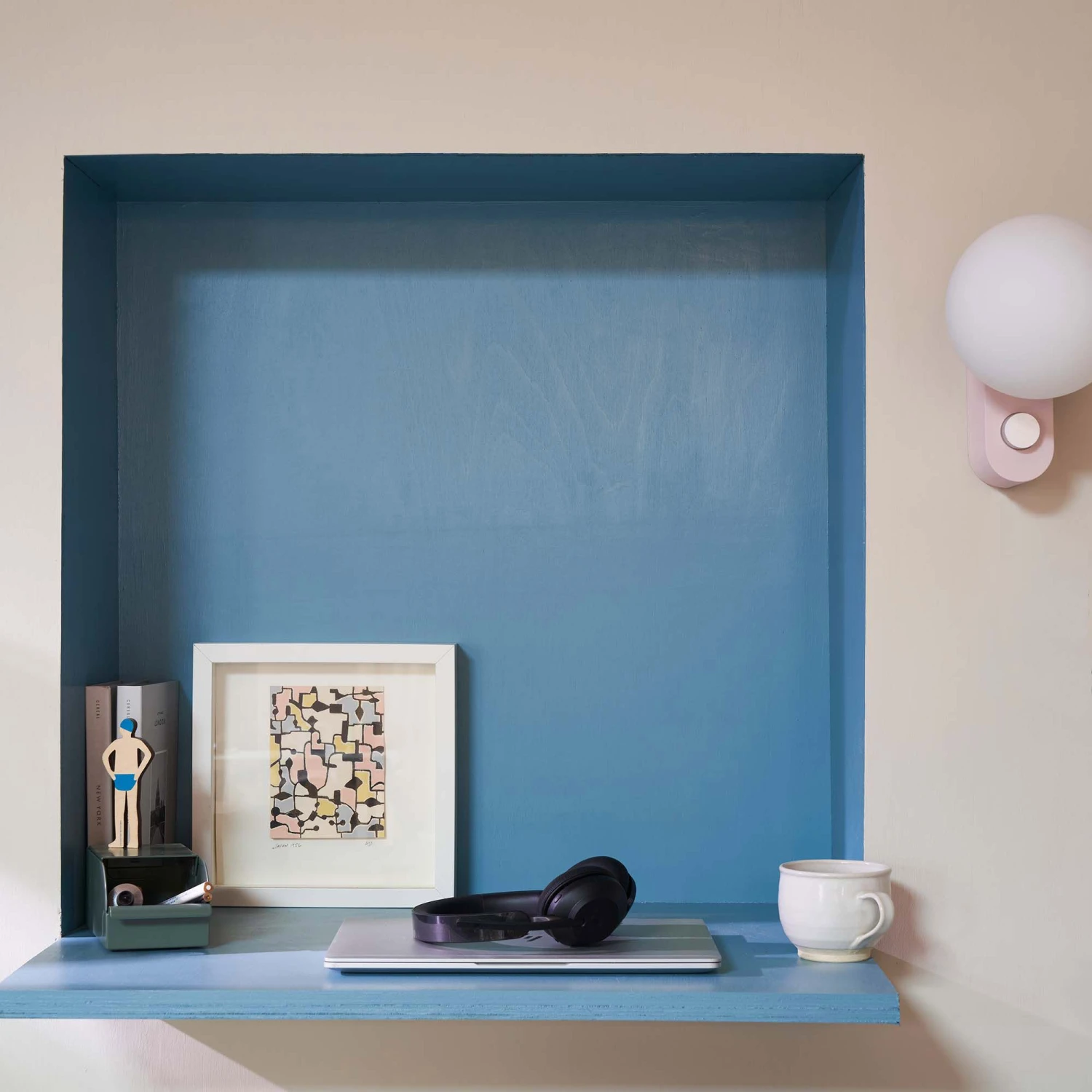 Farrow & Ball Modern Stone Blue No.86 Matt Emulsion Paint, 2.5L - Image 4