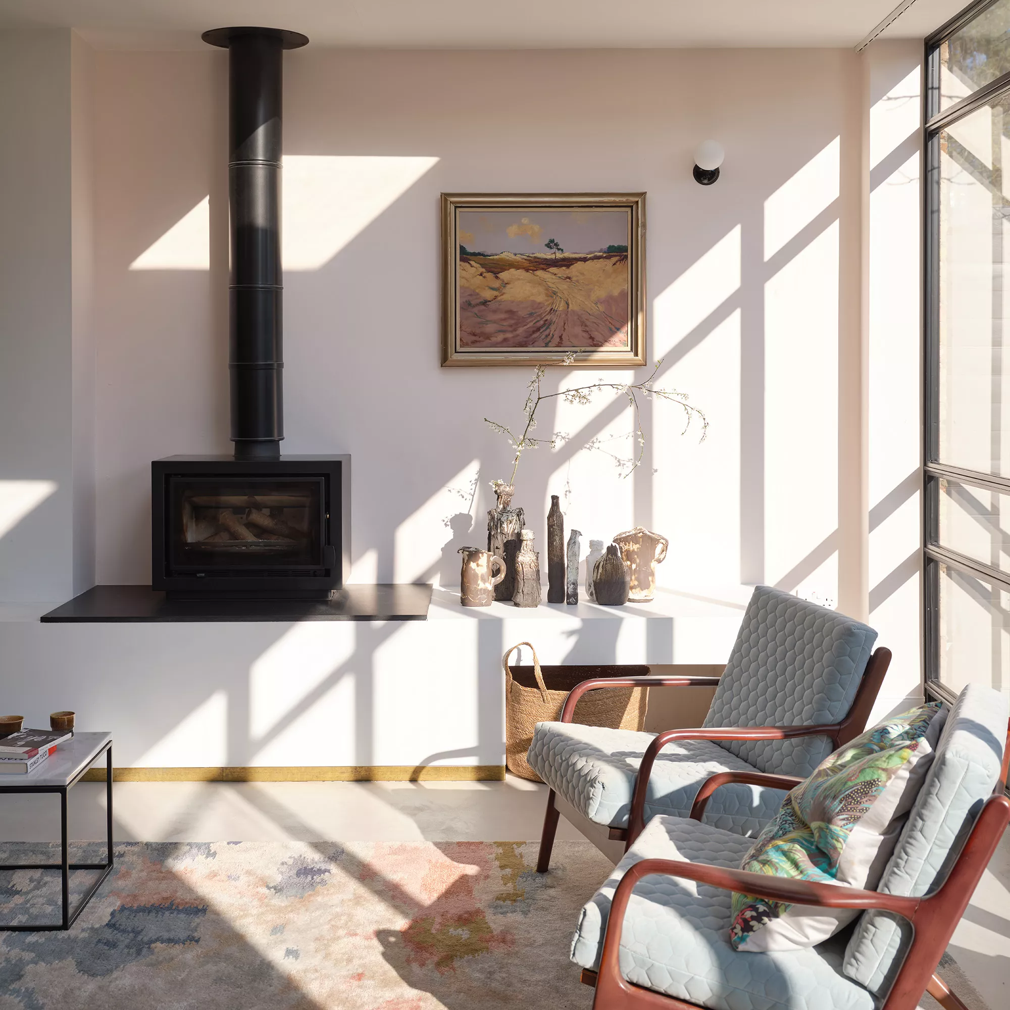 Farrow & Ball Modern Tailor Tack No.302 Eggshell Paint, 2.5L - Image 4