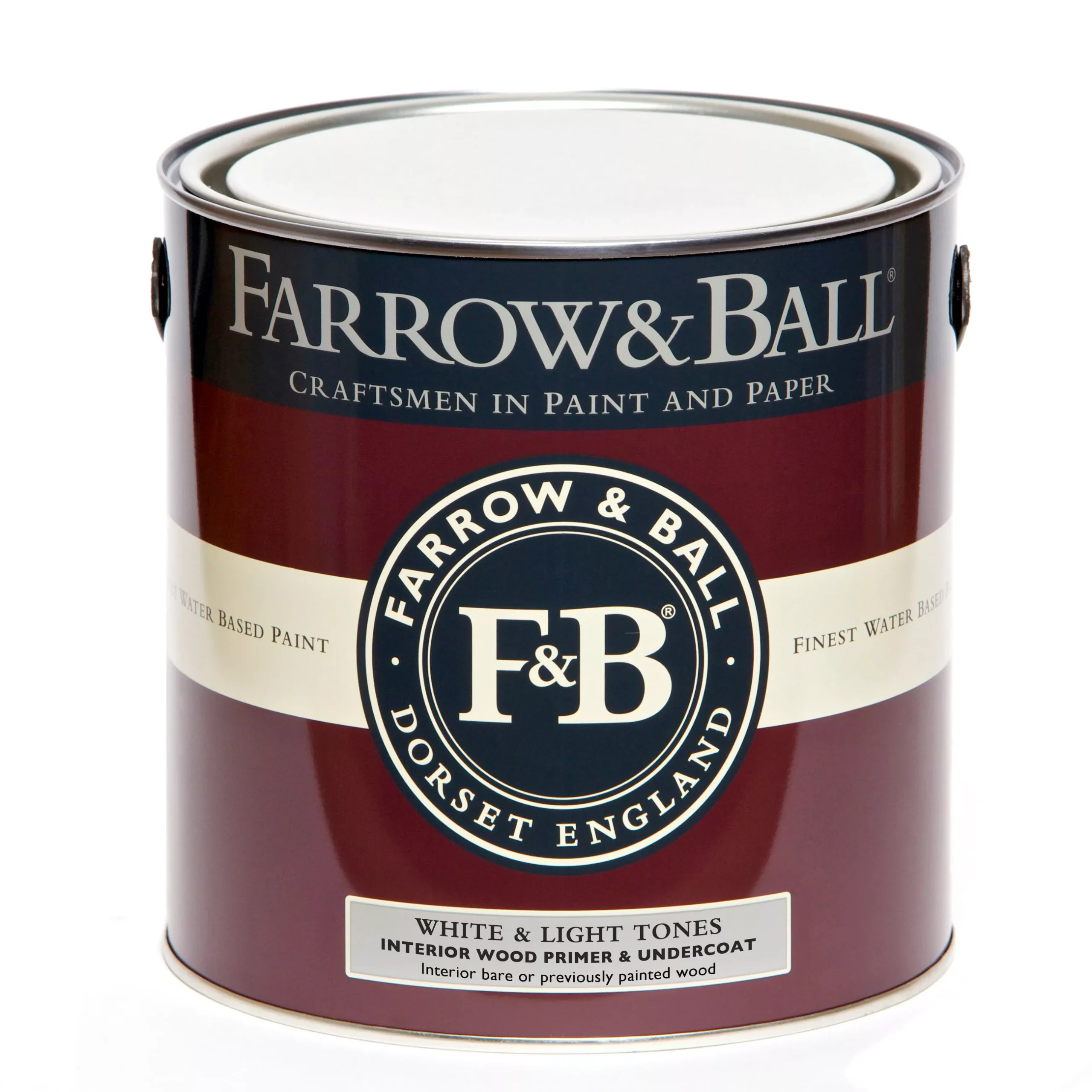 Farrow & Ball White & Light Tones Wood Primer & Undercoat, 2.5L - Image 2